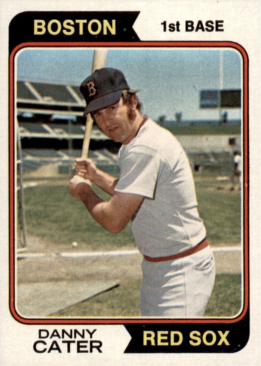 1974 Topps #543 Danny Cater, Boston Red Sox
