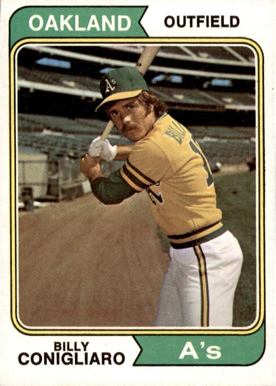 1974 Topps #545 Billy Conigliaro, Oakland Athletics