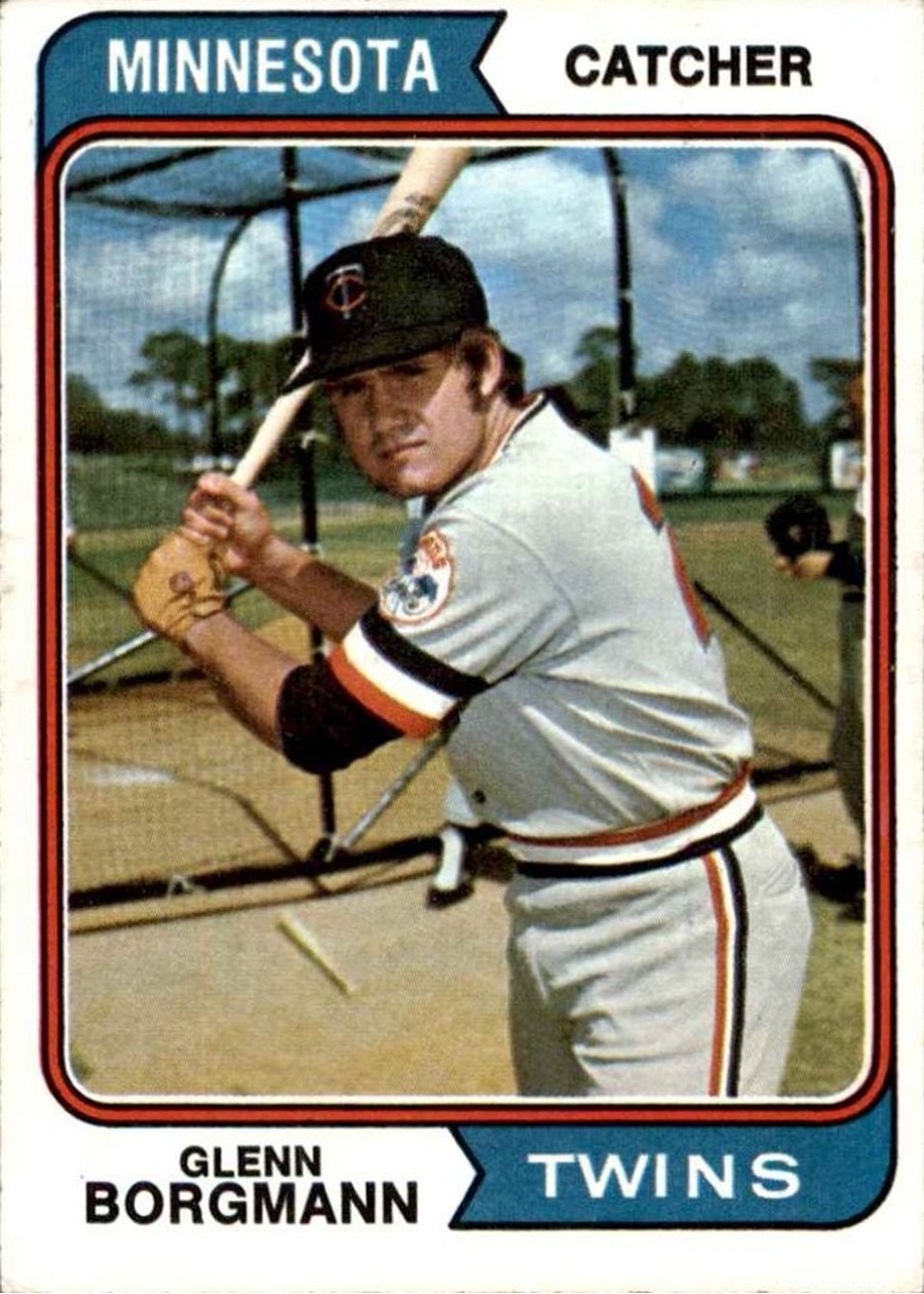 1974 Topps #547 Glenn Borgmann, Minnesota Twins