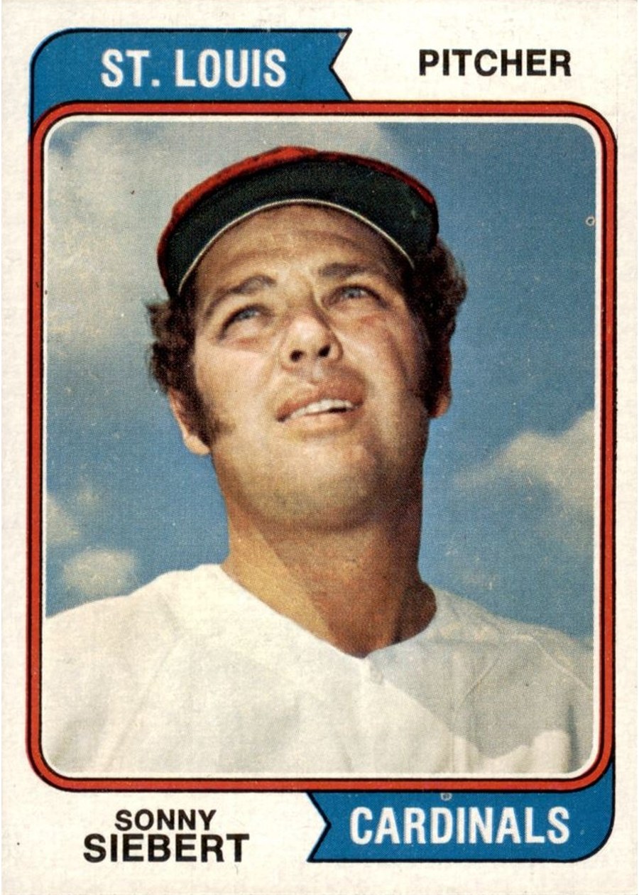 1974 Topps #548 Sonny Siebert, St. Louis Cardinals