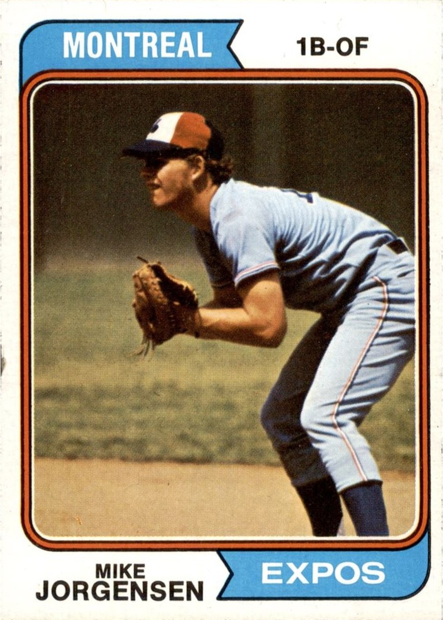 1974 Topps #549 Mike Jorgensen, Montreal Expos