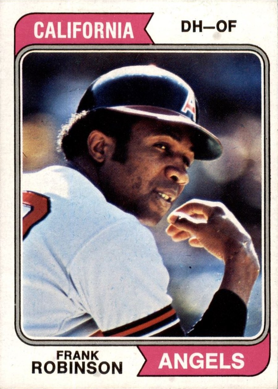 1974 Topps #55 Frank Robinson, California Angels