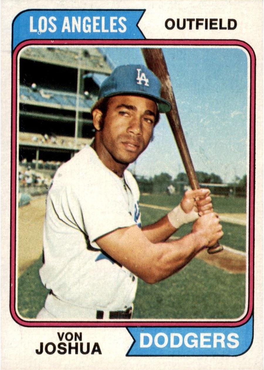 1974 Topps #551 Von Joshua, Los Angeles Dodgers