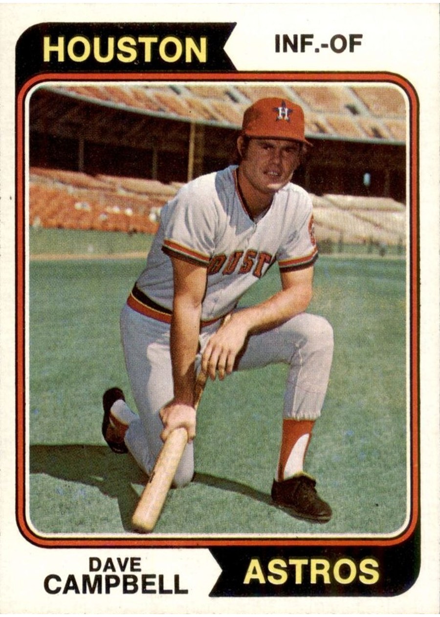 1974 Topps #556 Dave Campbell, Houston Astros