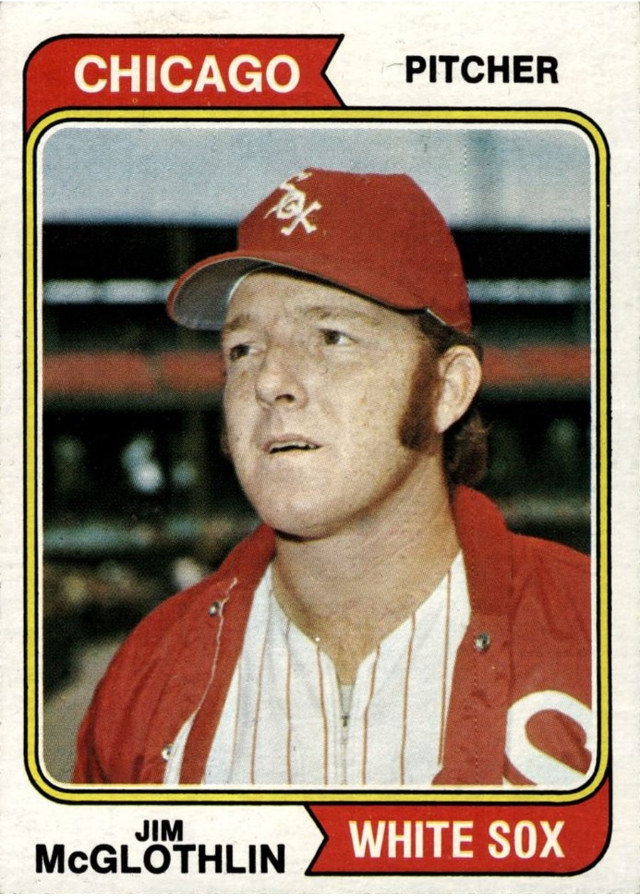 1974 Topps #557 Jim McGlothlin, Chicago White Sox