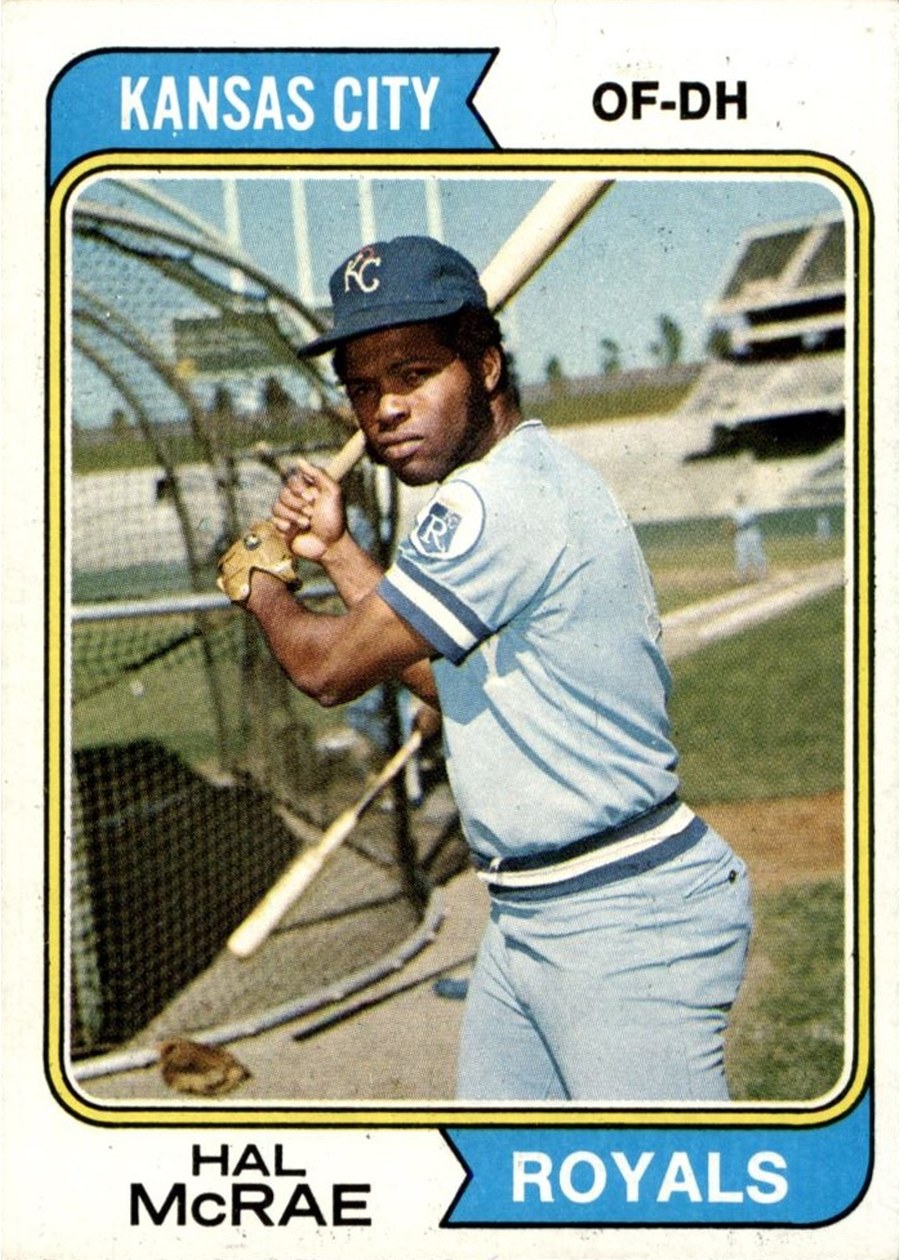 1974 Topps #563 Hal McRae, Kansas City Royals