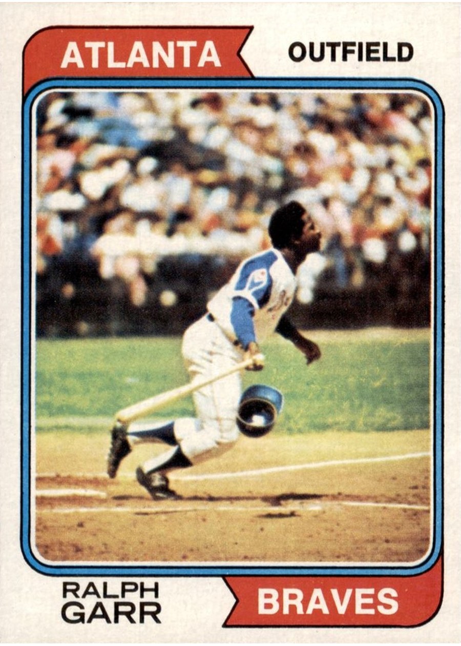 1974 Topps #570 Ralph Garr, Atlanta Braves