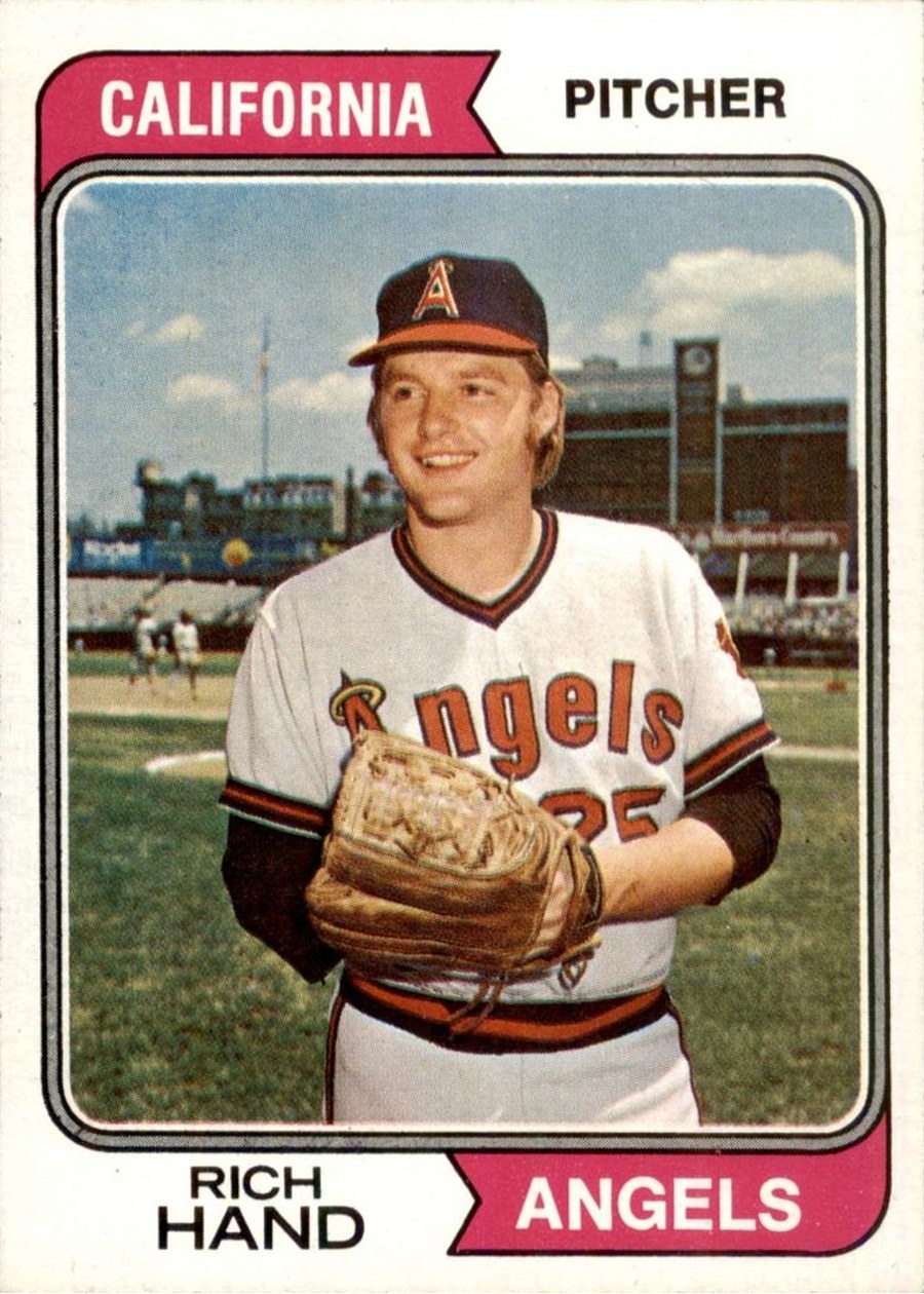 1974 Topps #571 Rich Hand, California Angels
