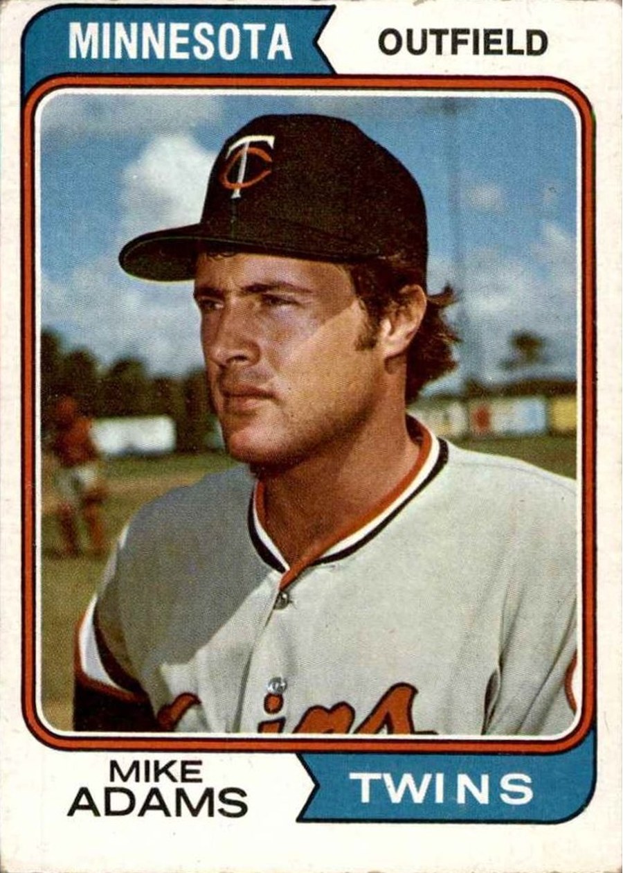 1974 Topps #573 Mike Adams, Minnesota Twins