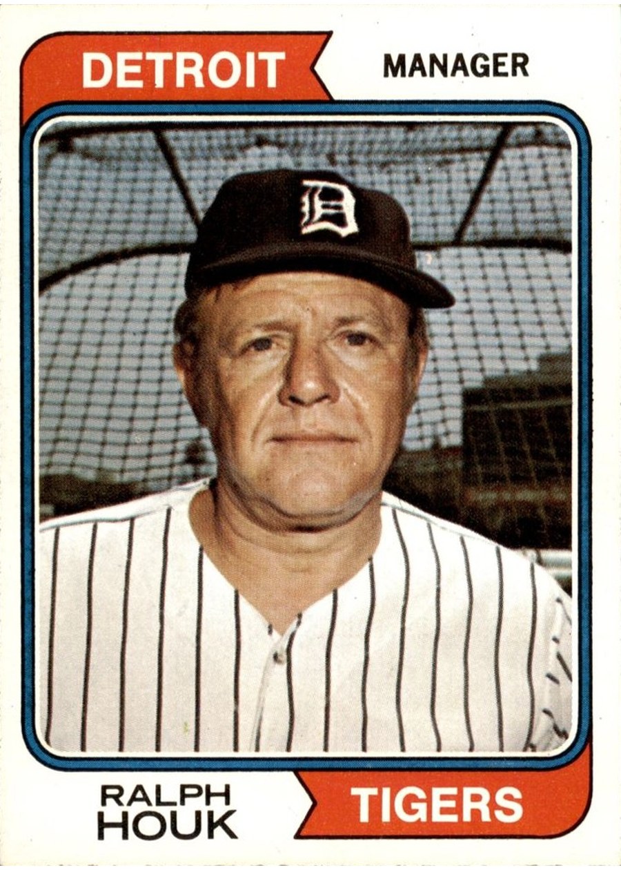 1974 Topps #578 Ralph Houk, Detroit Tigers
