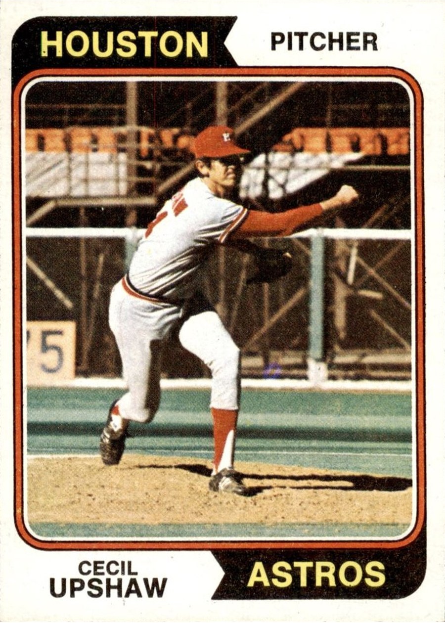 1974 Topps #579 Cecil Upshaw, Houston Astros