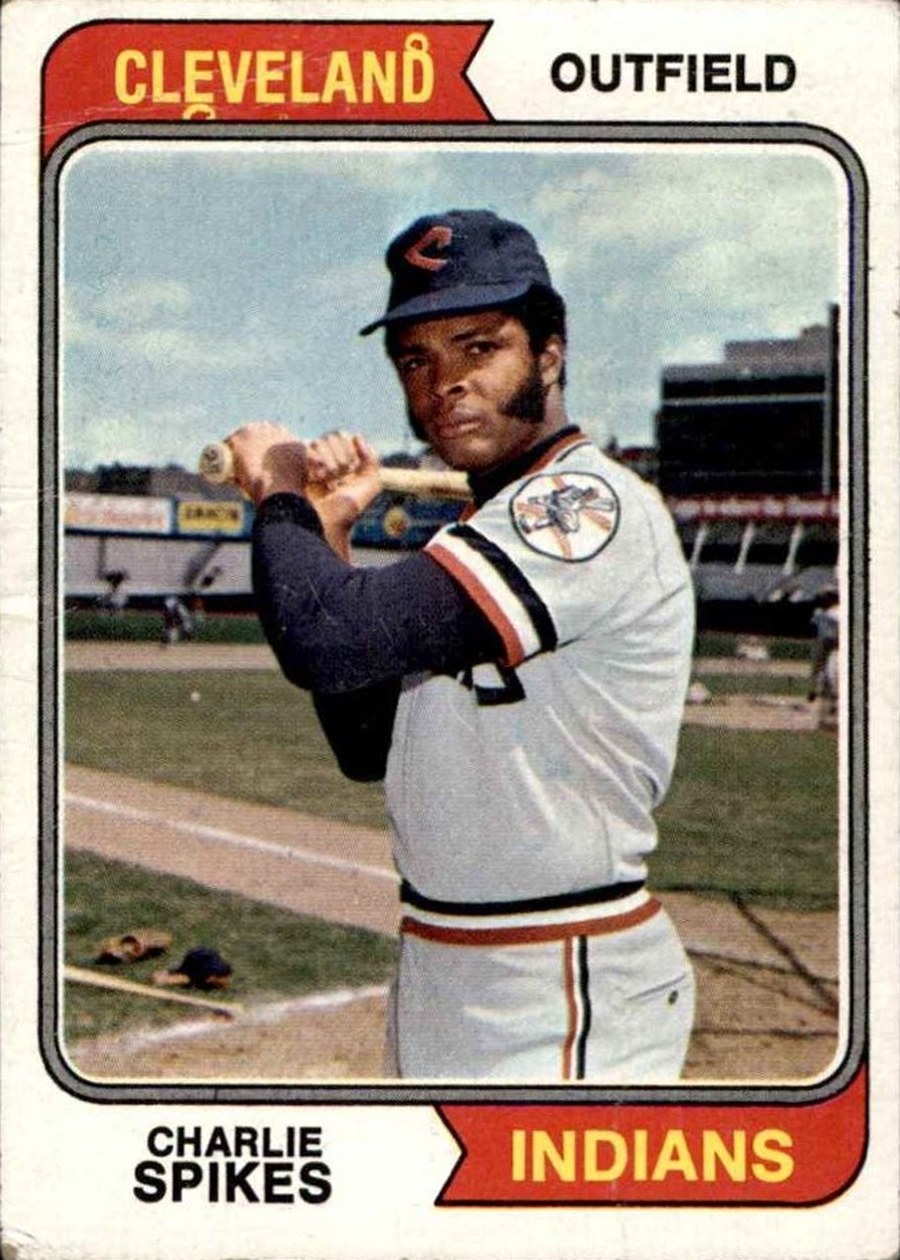 1974 Topps #58 Charlie Spikes, Cleveland Indians