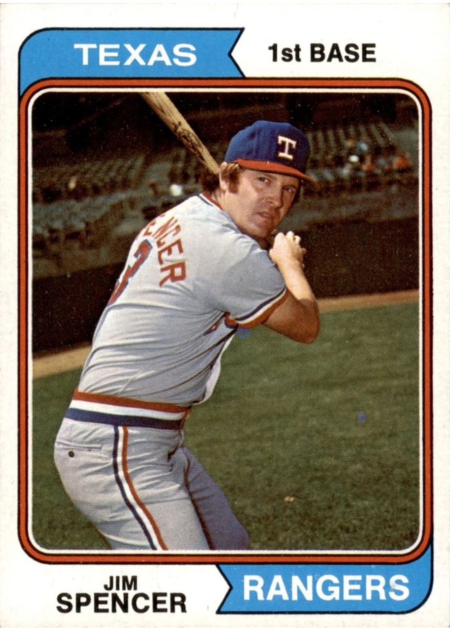 1974 Topps #580 Jim Spencer, Texas Rangers