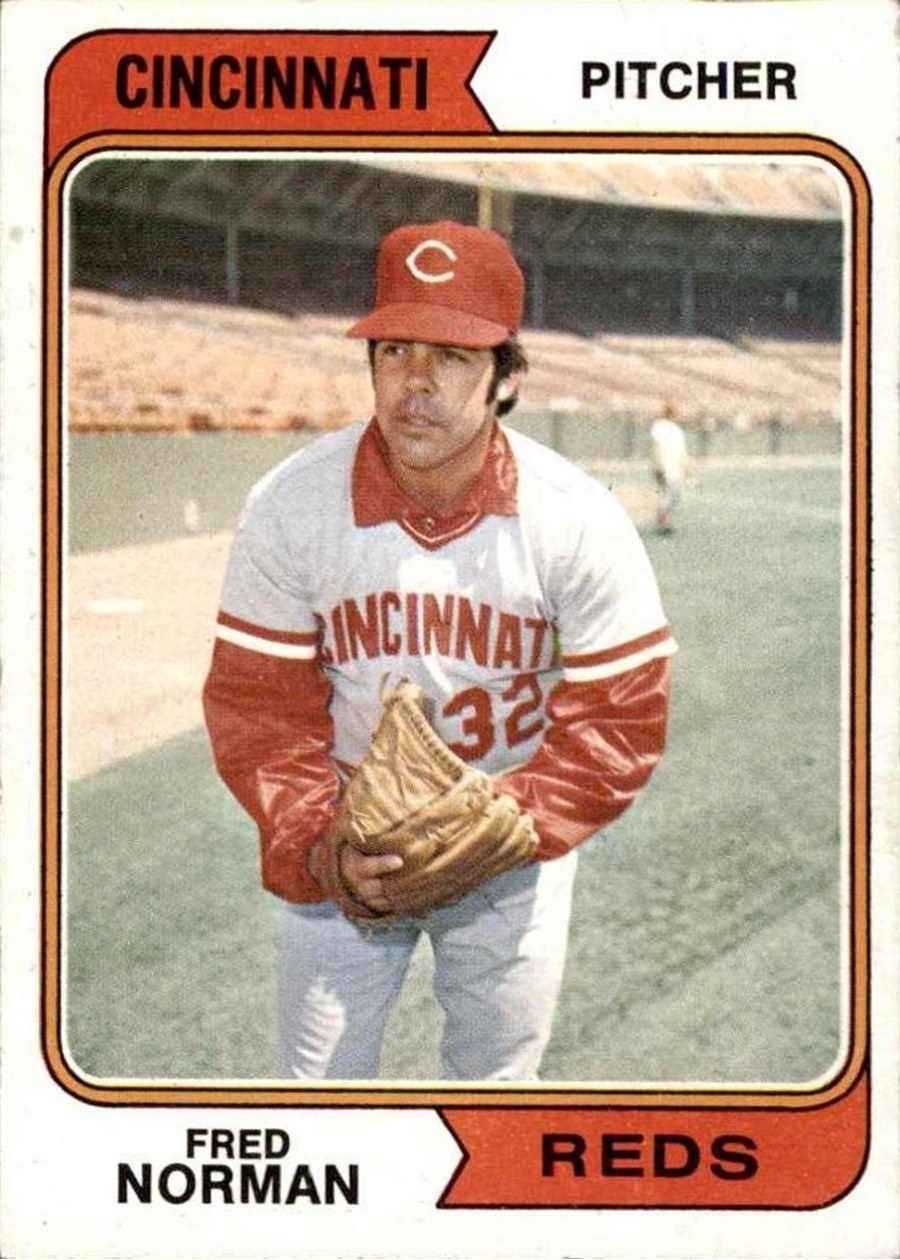 1974 Topps #581 Fred Norman, Cincinnati Reds