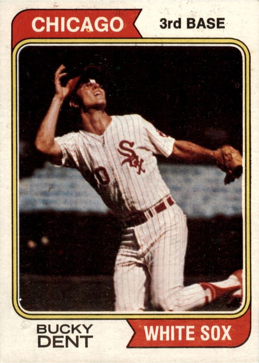 1974 Topps #582 Bucky Dent, Chicago White Sox