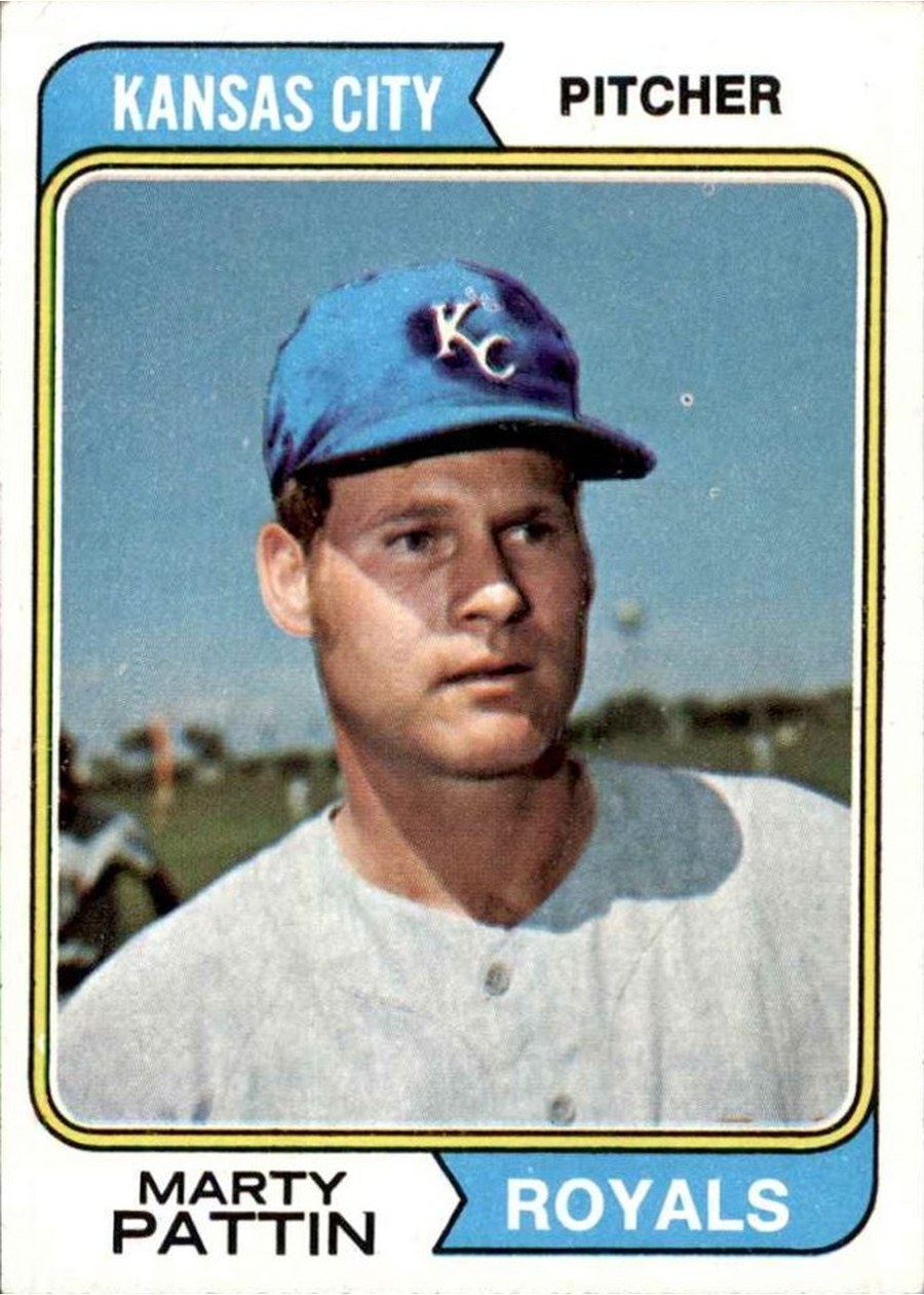 1974 Topps #583 Marty Pattin, Kansas City Royals