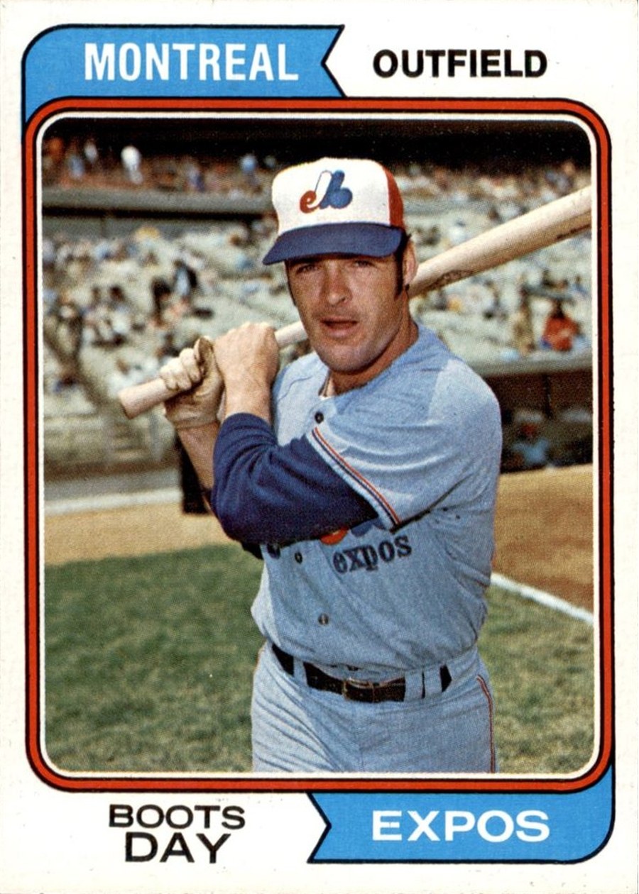 1974 Topps #589 Boots Day, Montreal Expos