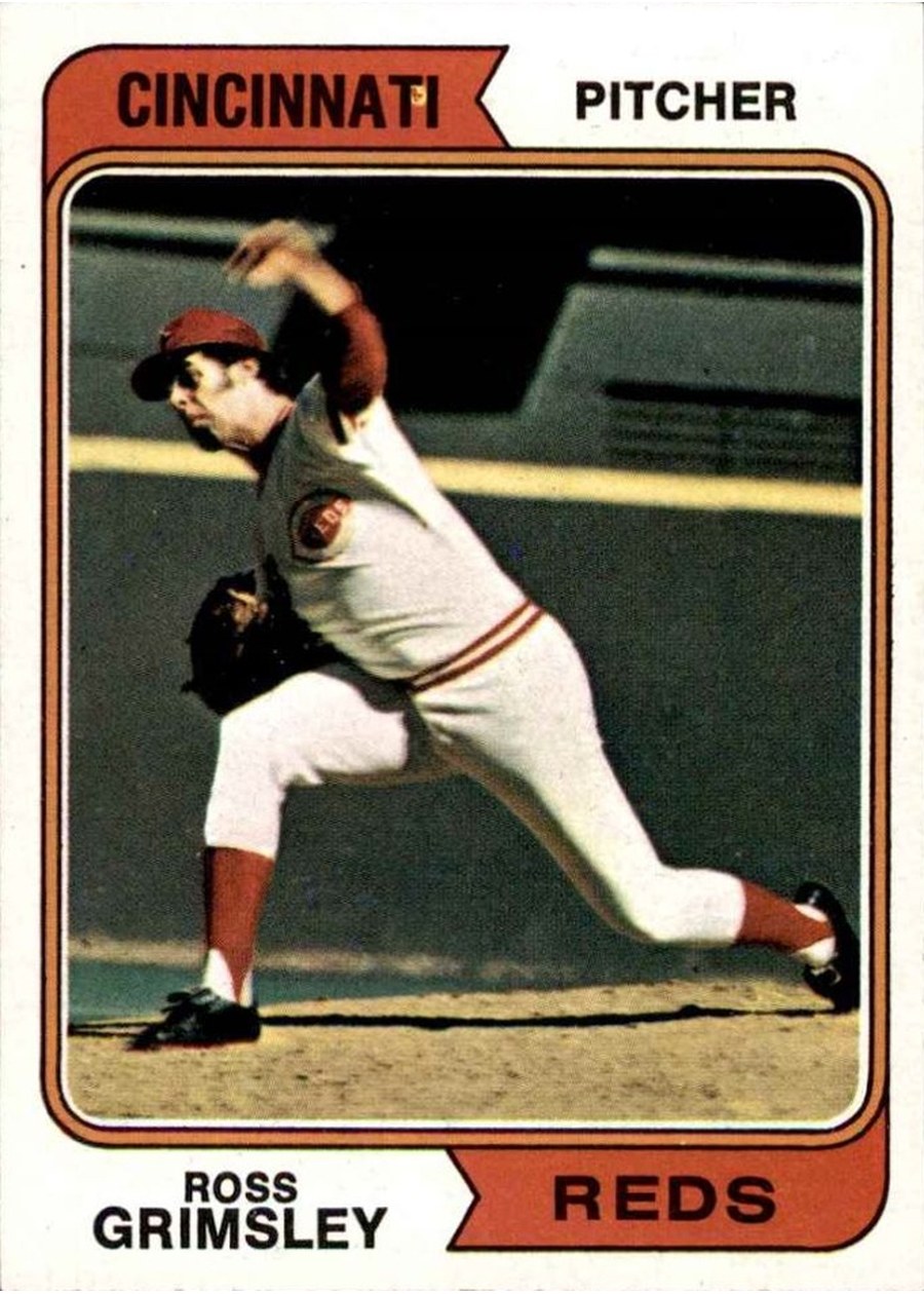 1974 Topps #59 Ross Grimsley, Cincinnati Reds