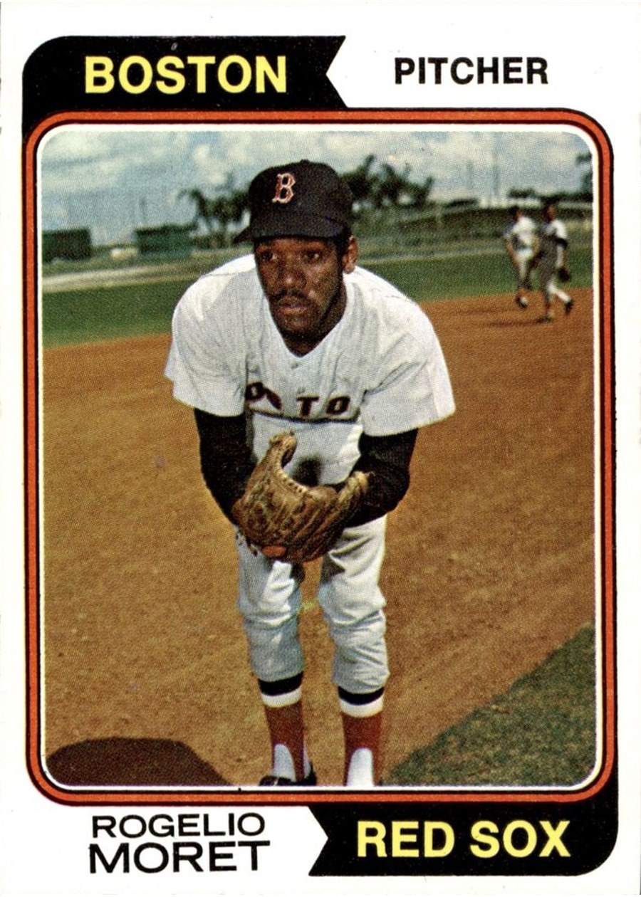 1974 Topps #590 Rogelio Moret, Boston Red Sox