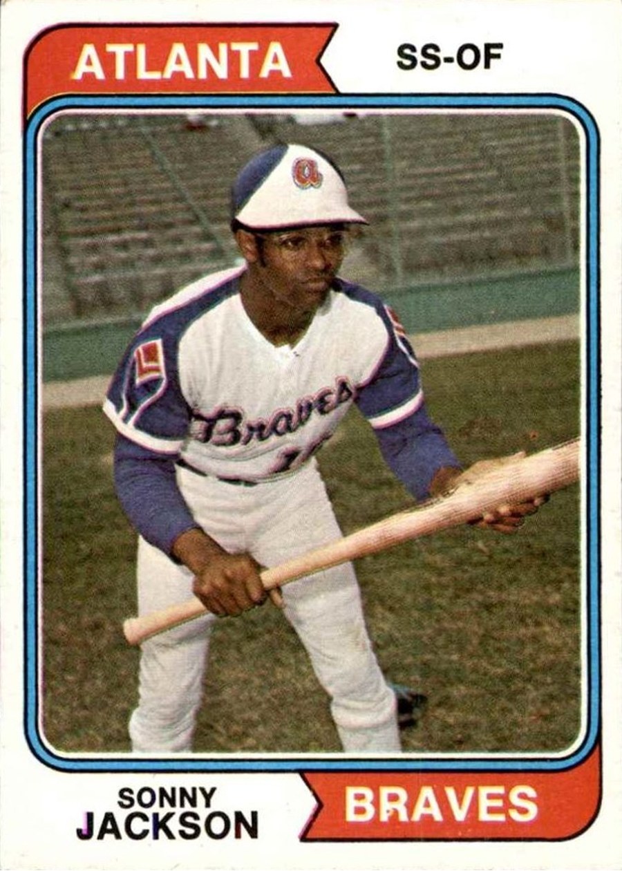 1974 Topps #591 Sonny Jackson, Atlanta Braves