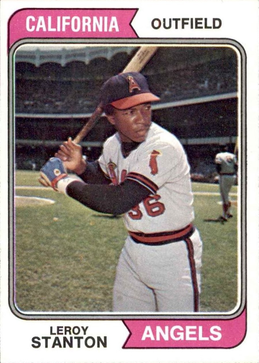 1974 Topps #594 Leroy Stanton, California Angels