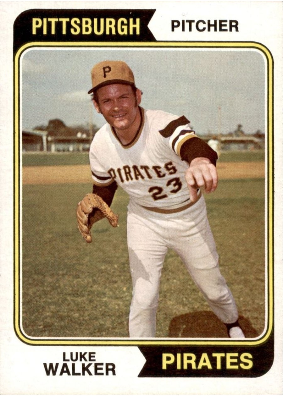 1974 Topps #612 Luke Walker, Pittsburgh Pirates