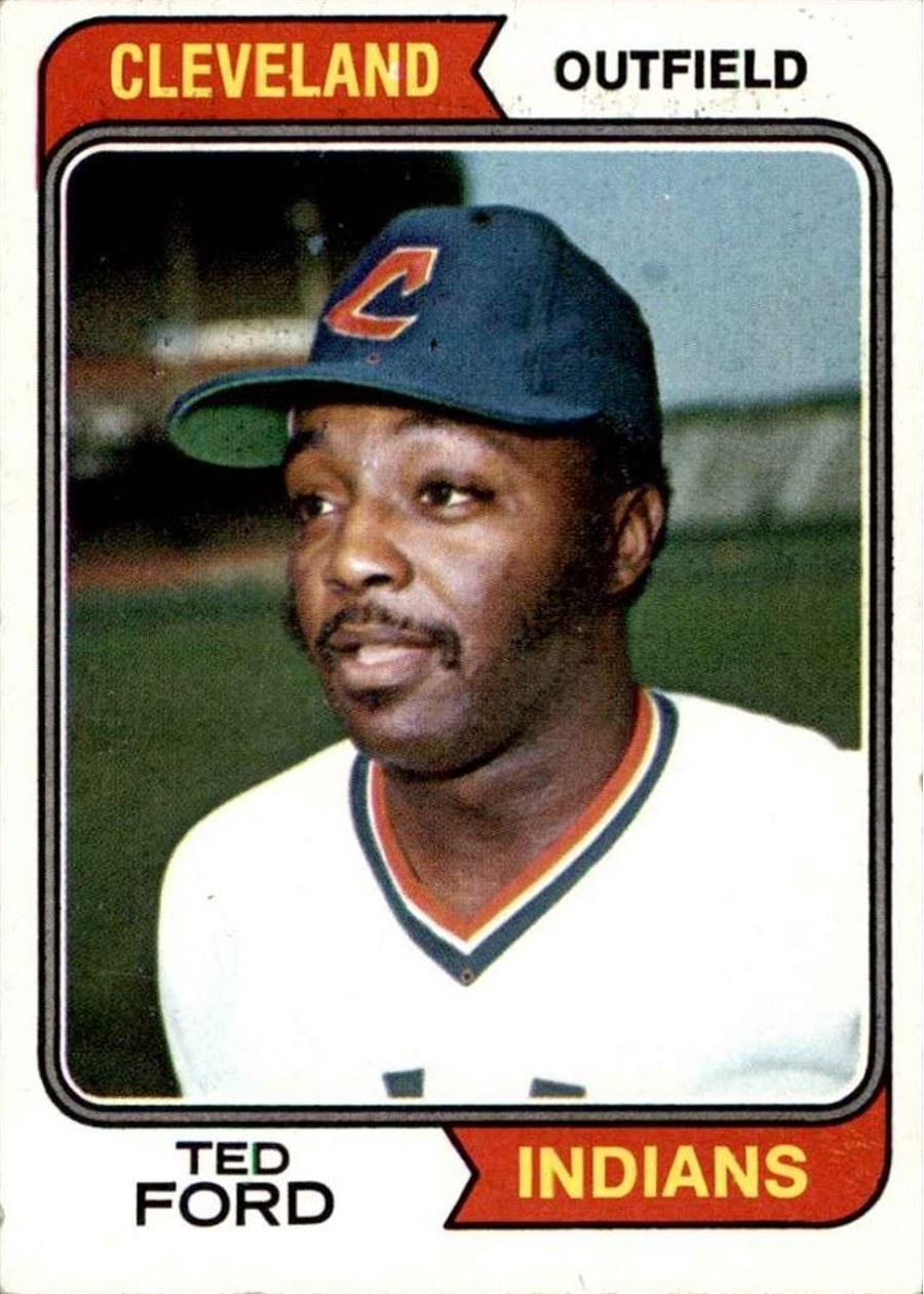 1974 Topps #617 Ted Ford, Cleveland Indians