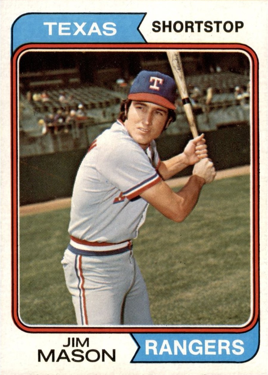 1974 Topps #618 Jim Mason, Texas Rangers