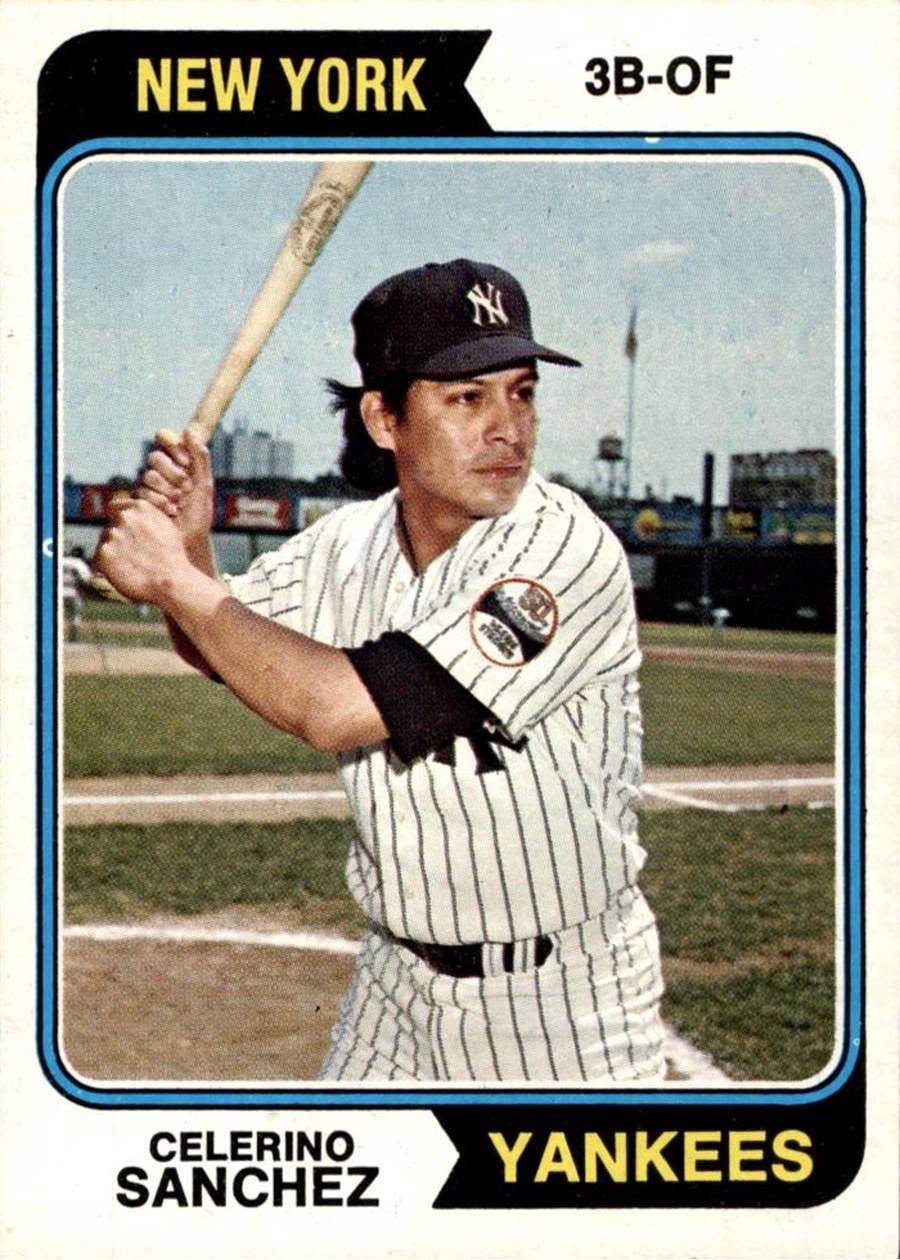 1974 Topps #623 Celerino Sanchez, New York Yankees