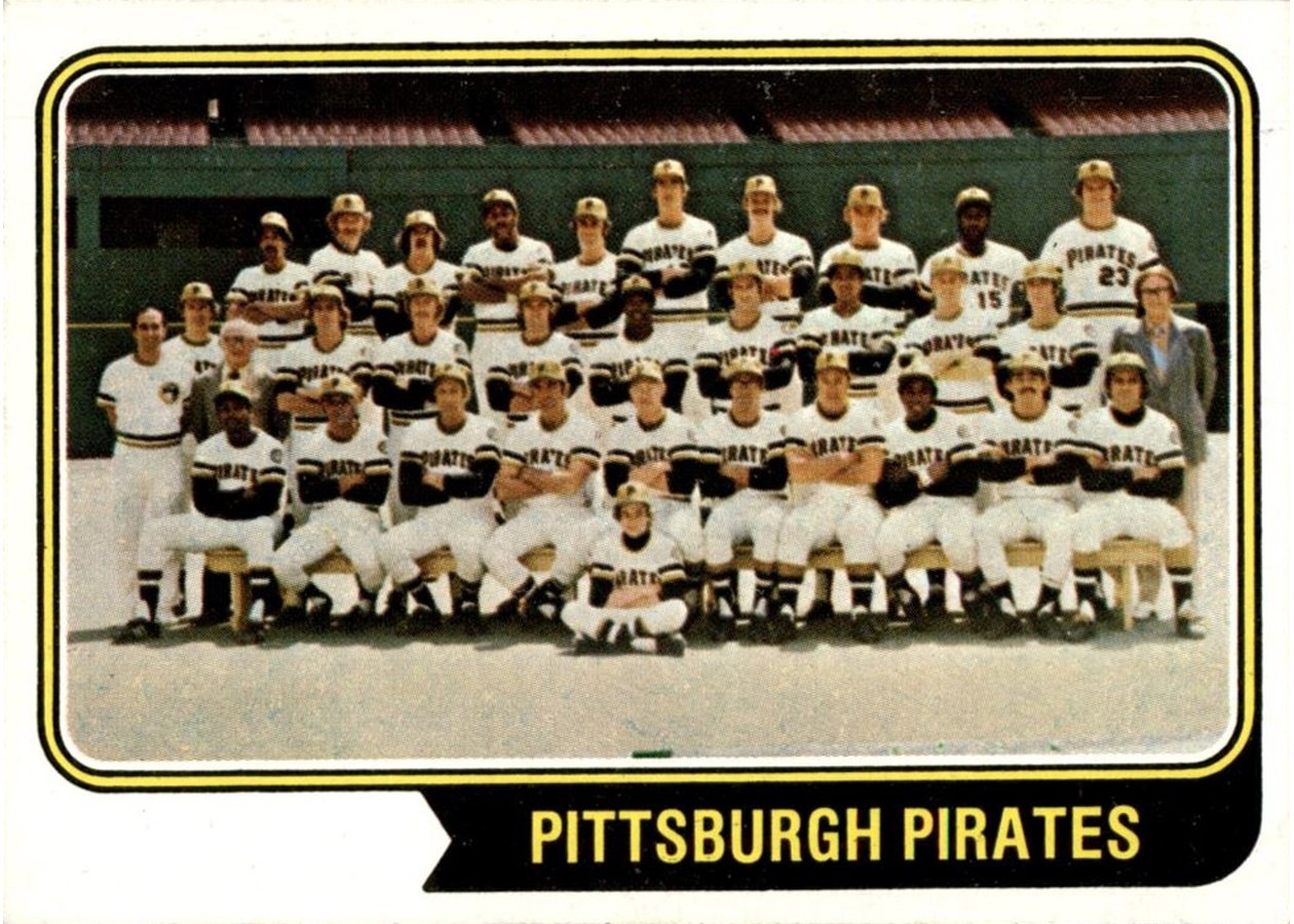 1974 Topps #626 Pittsburgh Pirates
