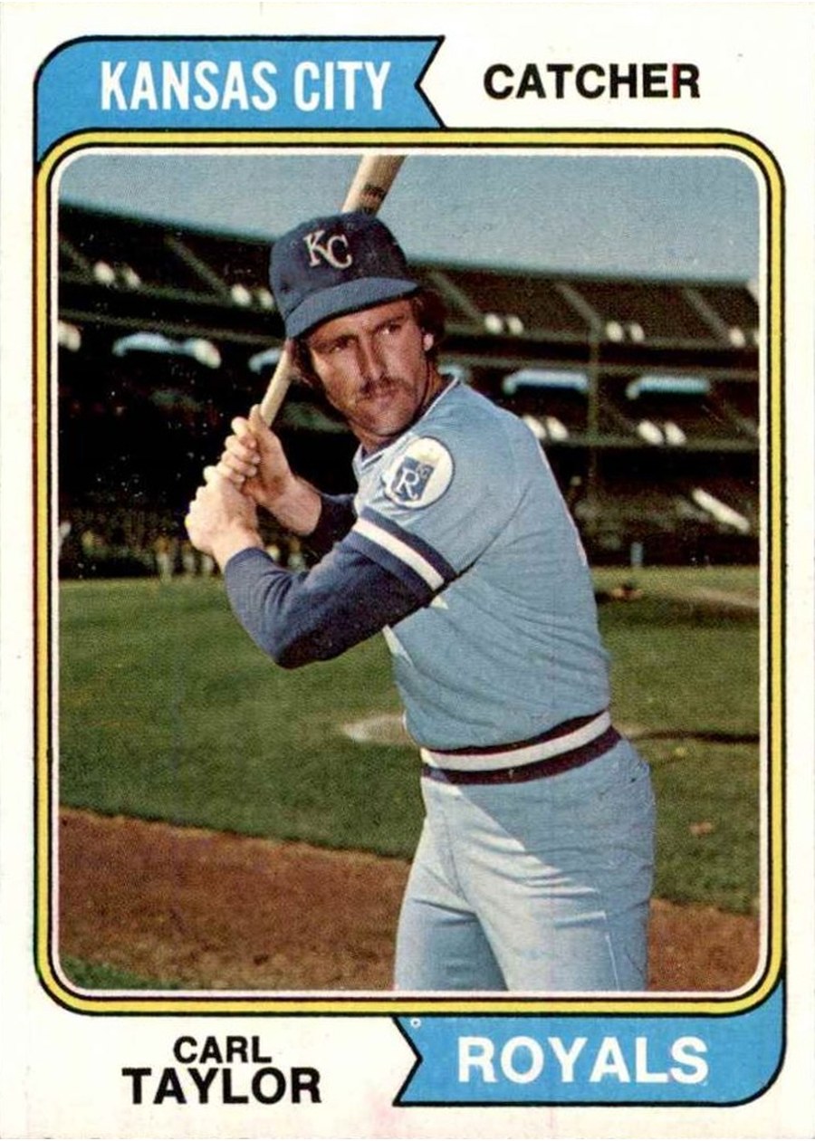 1974 Topps #627 Carl Taylor, Kansas City Royals