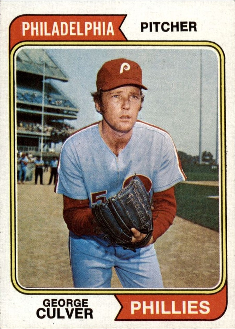 1974 Topps #632 George Culver, Philadelphia Phillies