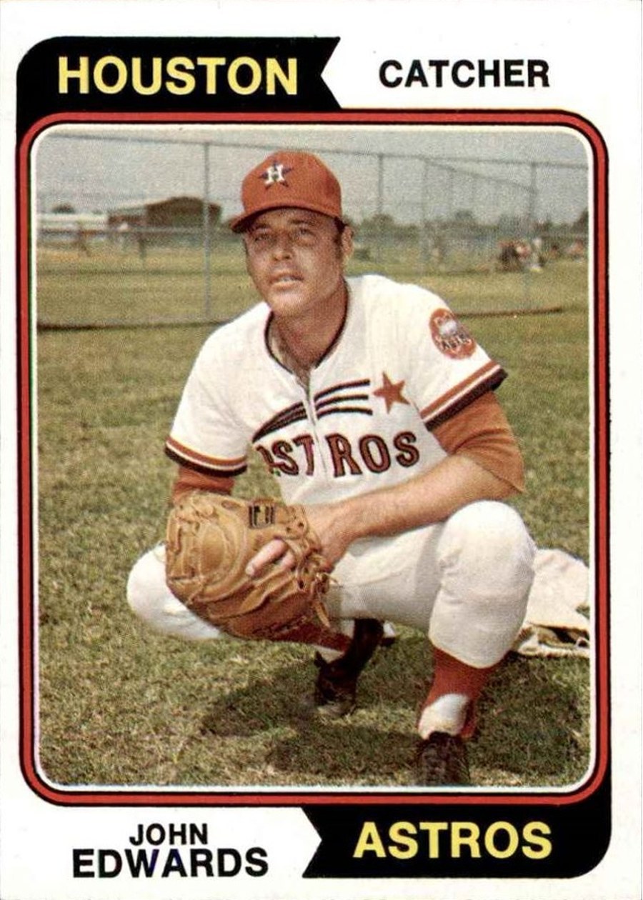 1974 Topps #635 John Edwards, Houston Astros