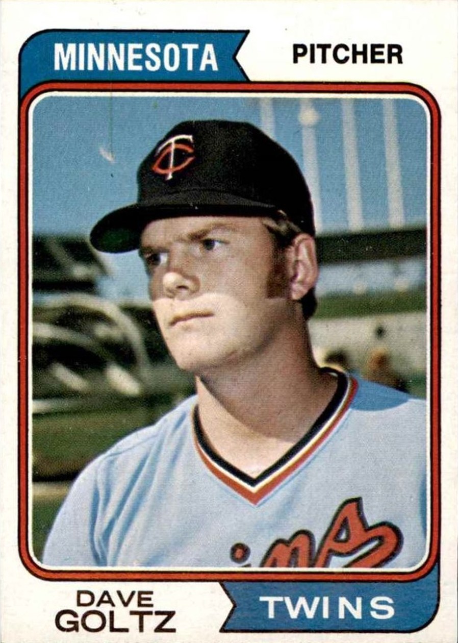 1974 Topps #636 Dave Goltz, Minnesota Twins