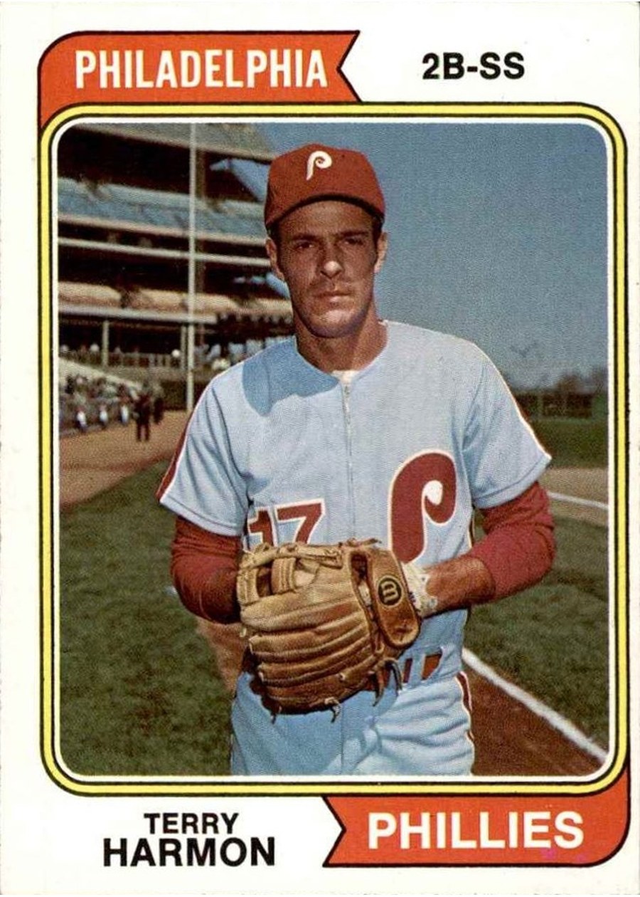 1974 Topps #642 Terry Harmon, Philadelphia Phillies