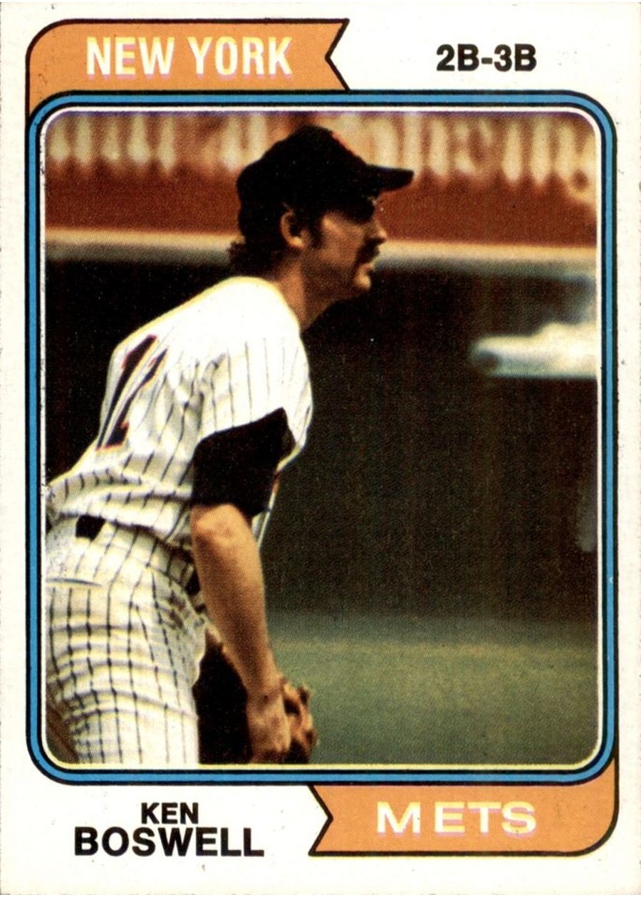 1974 Topps #645 Ken Boswell, New York Mets