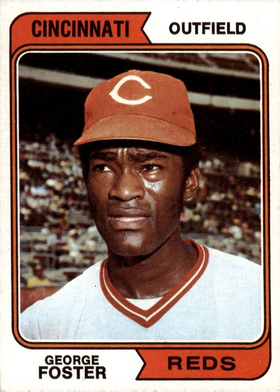 1974 Topps #646 George Foster, Cincinnati Reds