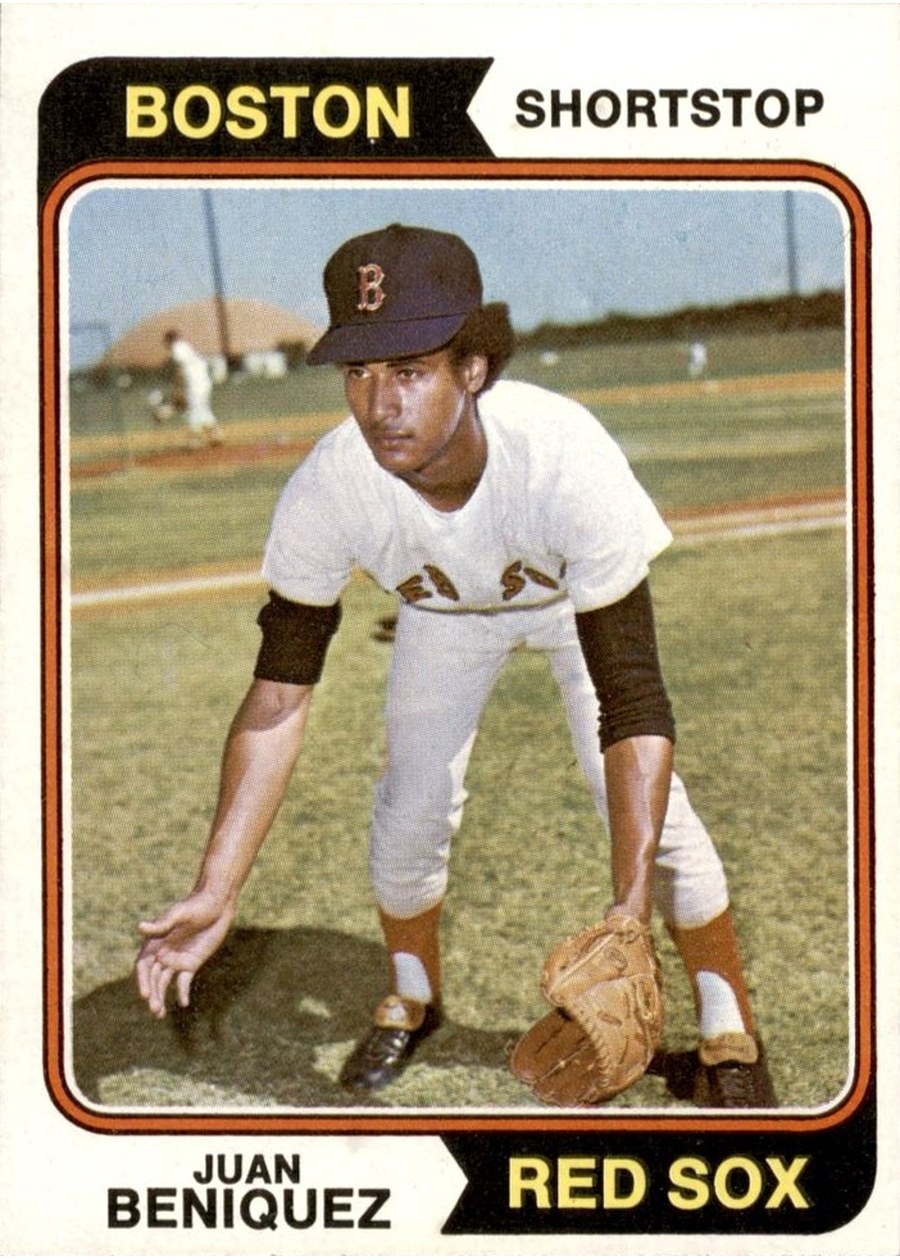 1974 Topps #647 Juan Beniquez, Boston Red Sox