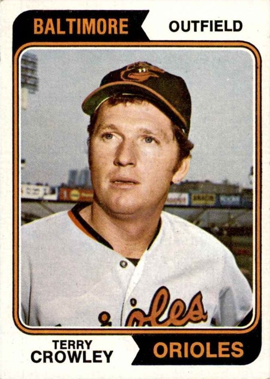 1974 Topps #648 Terry Crowley, Baltimore Orioles