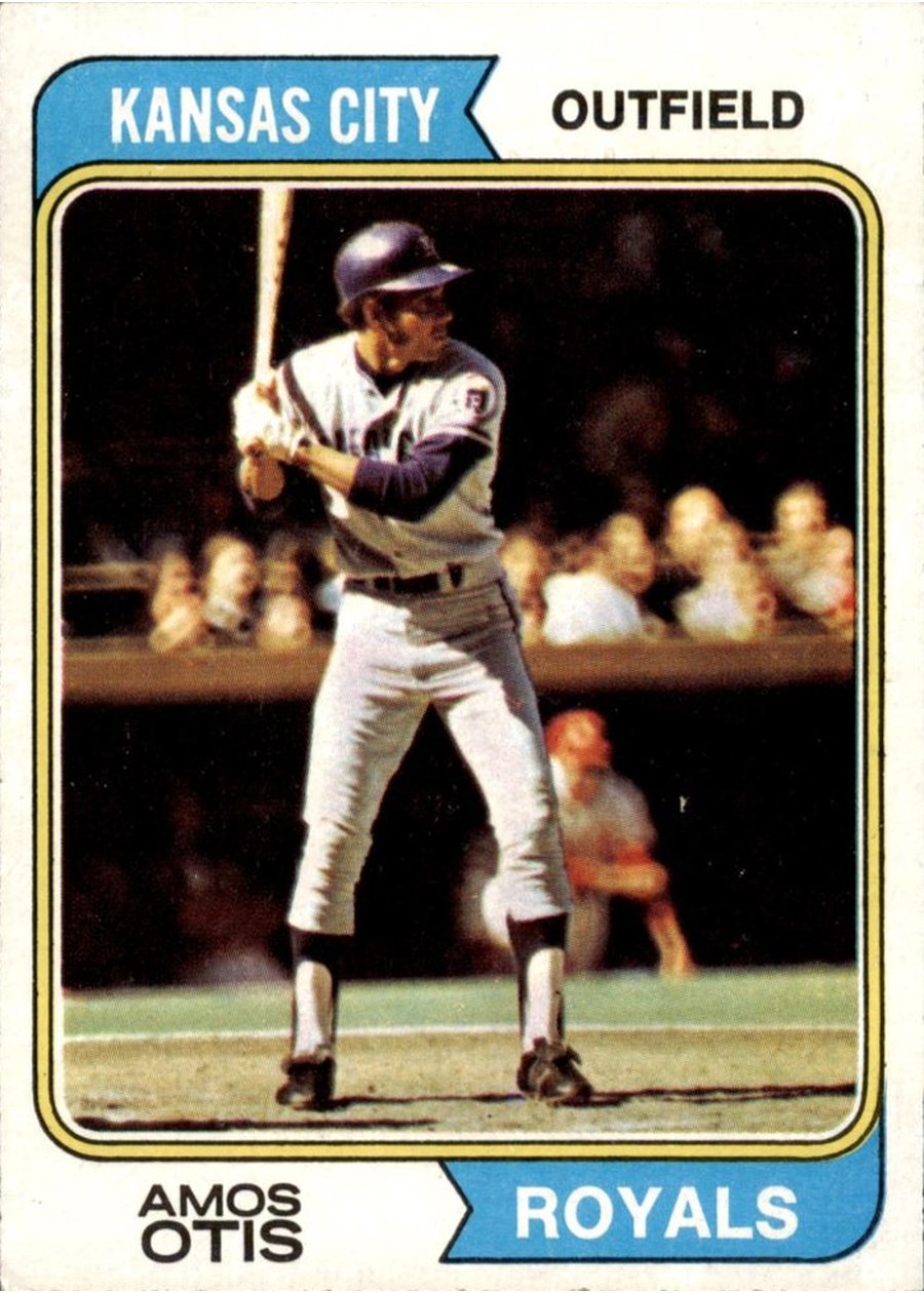 1974 Topps #65 Amos Otis, Kansas City Royals