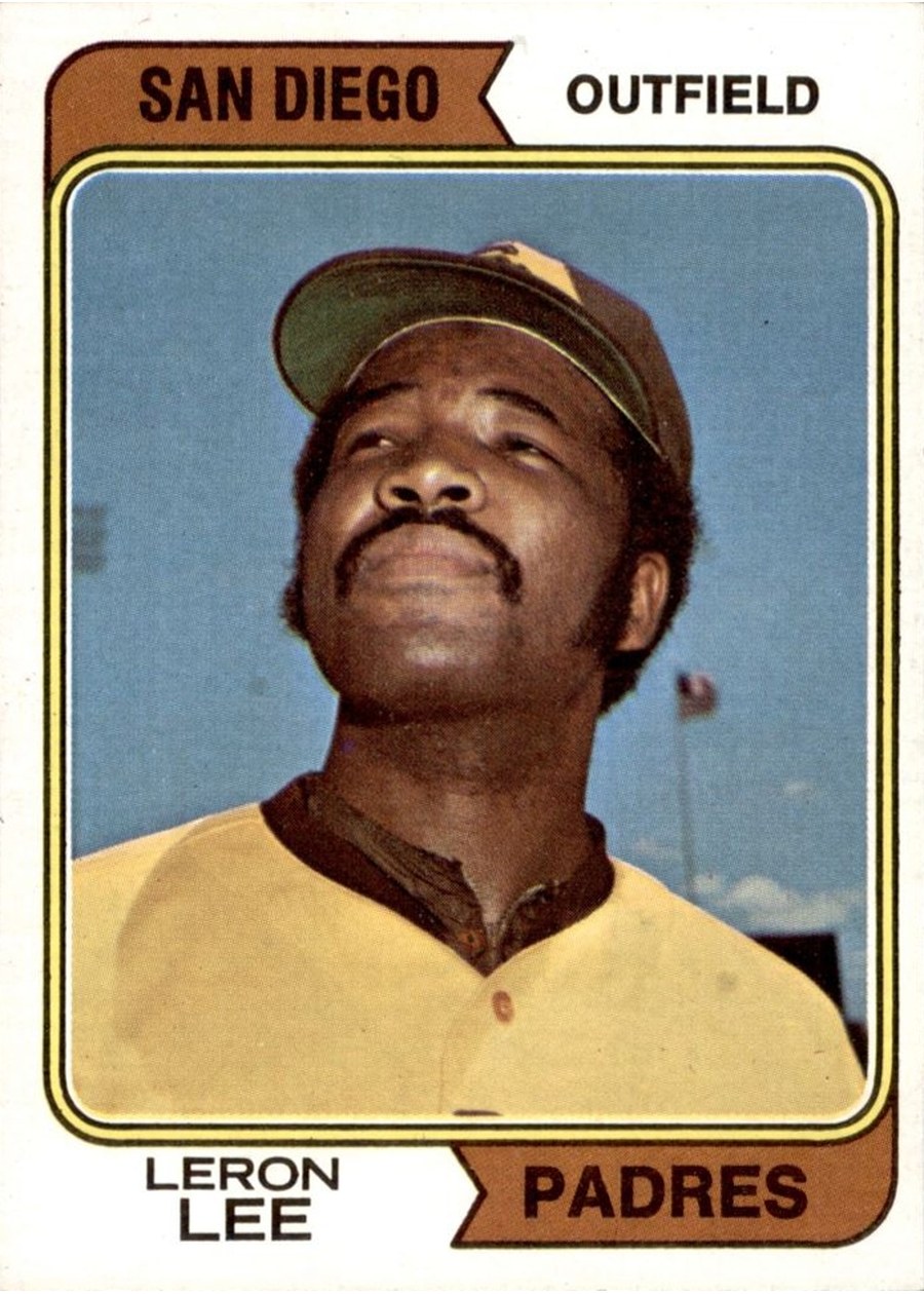 1974 Topps #651 Leron Lee, San Diego Padres