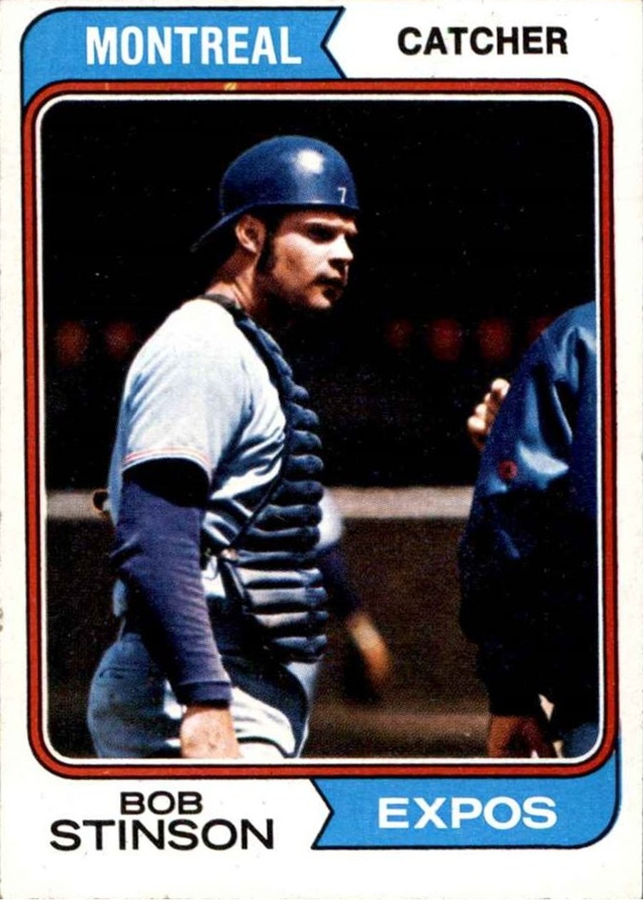 1974 Topps #653 Bob Stinson, Montreal Expos