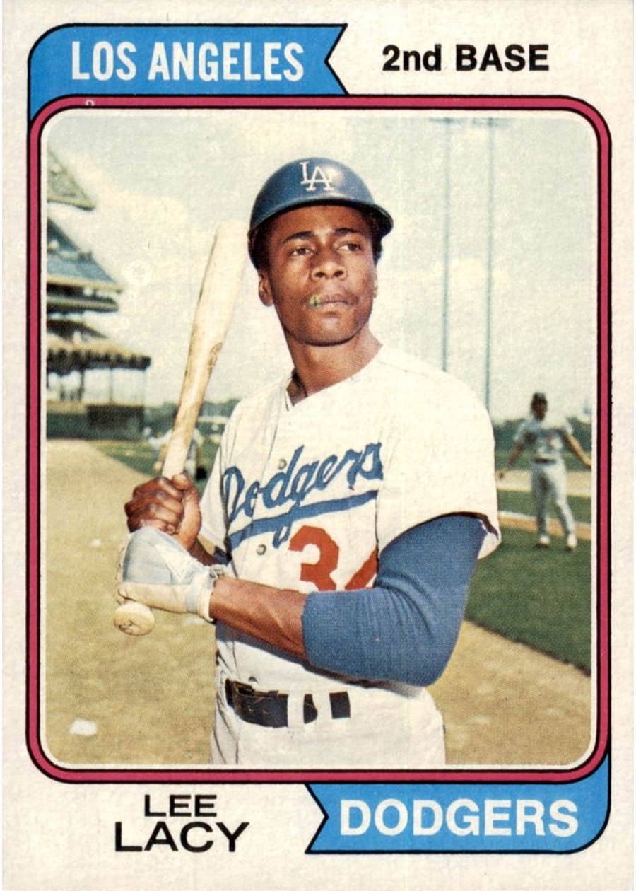 1974 Topps #658 Lee Lacy, Los Angeles Dodgers