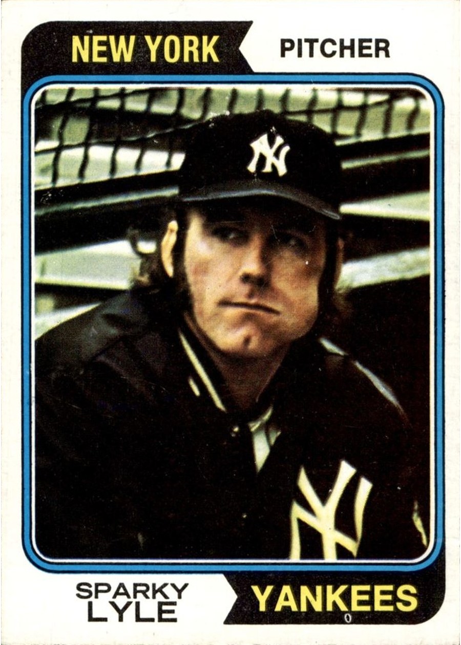 1974 Topps #66 Sparky Lyle, New York Yankees