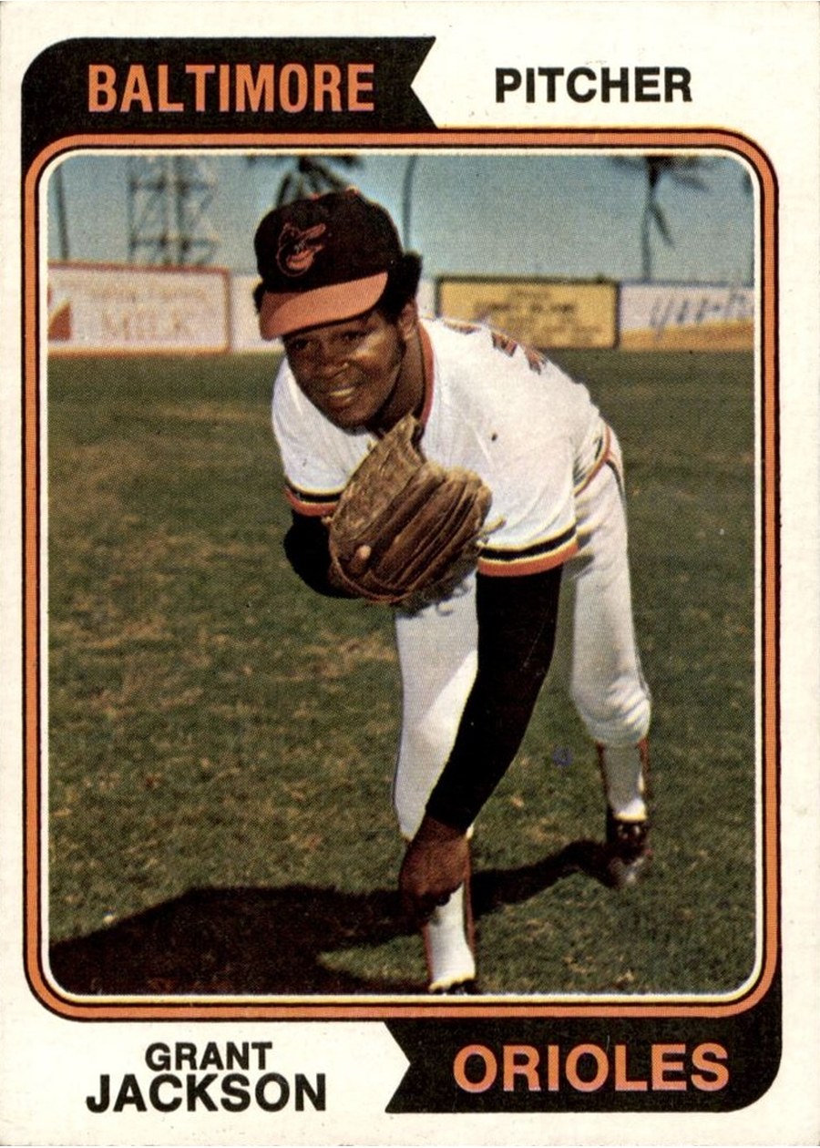 1974 Topps #68 Grant Jackson, Baltimore Orioles