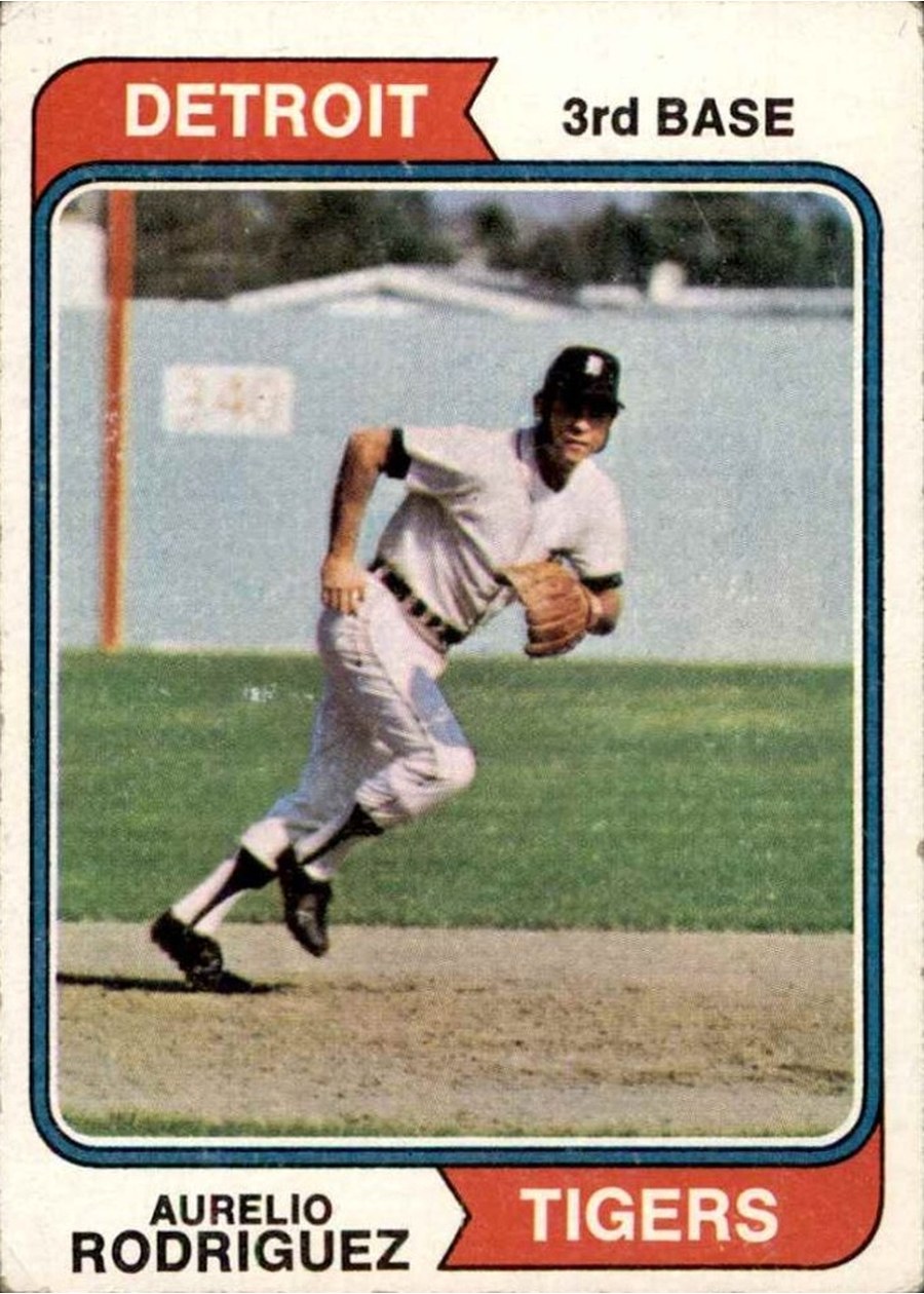 1974 Topps #72 Aurelio Rodriguez, Detroit Tigers