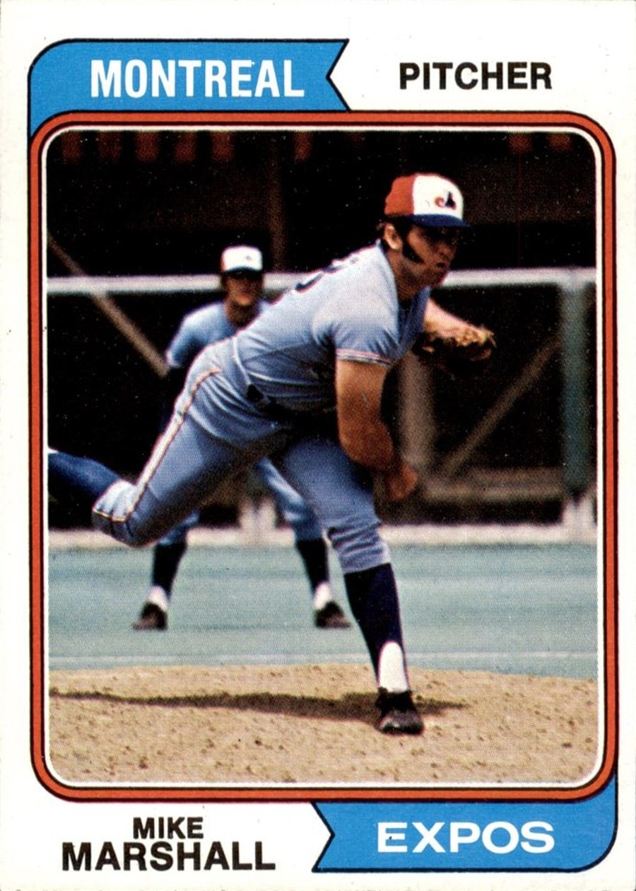 1974 Topps #73 Mike Marshall, Montreal Expos
