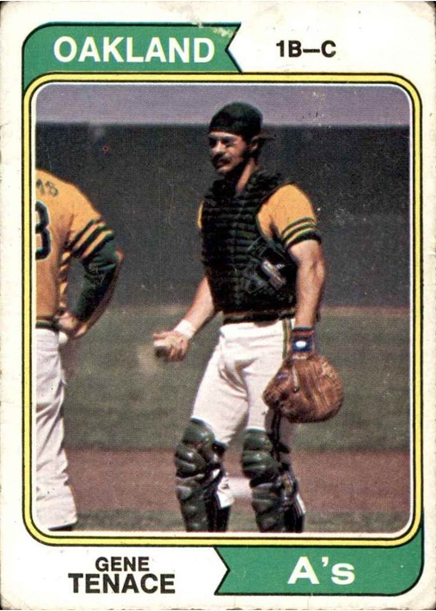 1974 Topps #79 Gene Tenace, Oakland Athletics