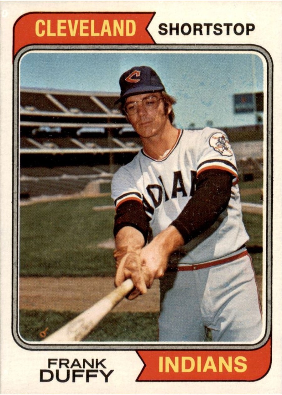 1974 Topps #81 Frank Duffy, Cleveland Indians