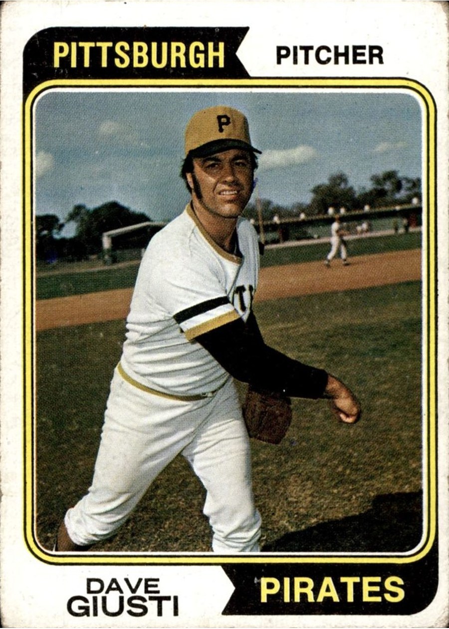 1974 Topps #82 Dave Giusti, Pittsburgh Pirates